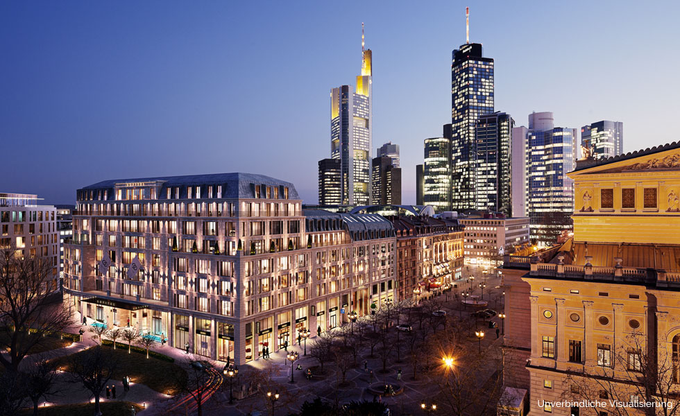 Blick auf Opernplatz